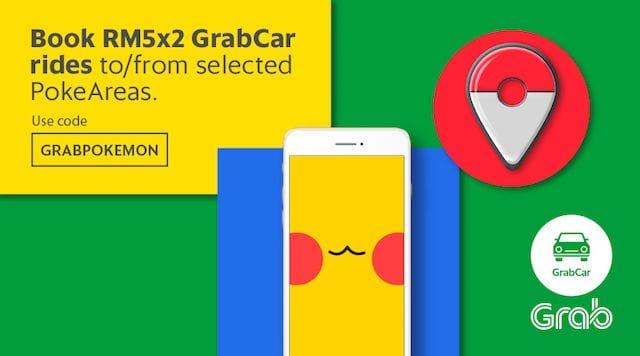 GrabCar Offers GrabPokemon Rides to Trainers