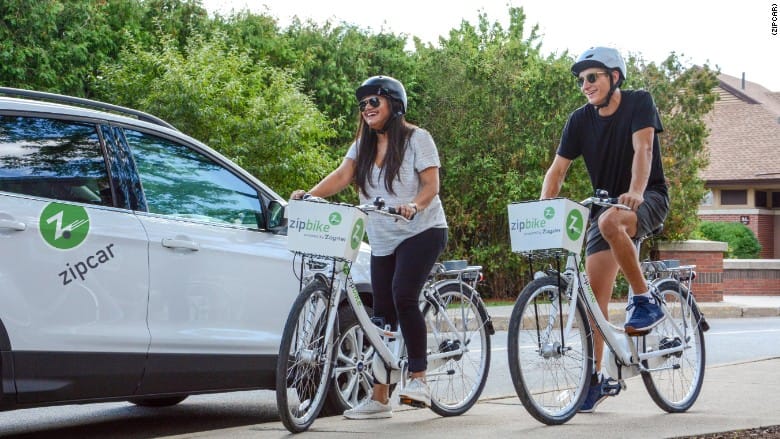 Car-Sharing Zipcar Goes Bike Sharing