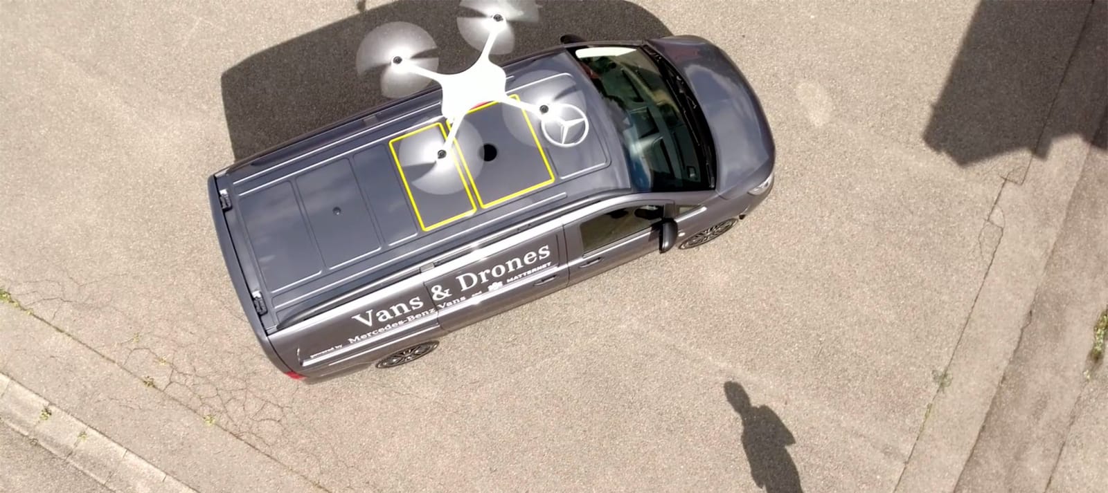Mercedes Equips Delivery Van With Flying Drone
