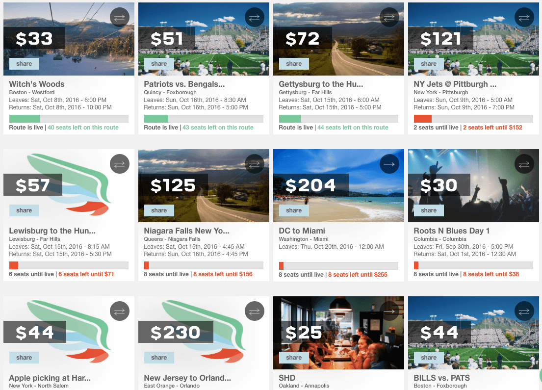 Let's Ride-Share a Bus!