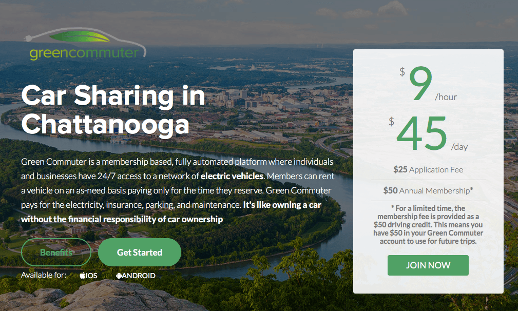 Green Commuter Secures $750,000 Grant for Electric Car Sharing Service