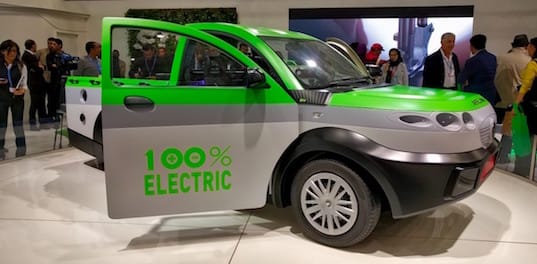 ASLAN the First Modular Utility Electric Pickup Unveiled at COP22