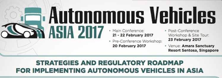 Autonomous Vehicles Asia Conference 2017 urban mobility
