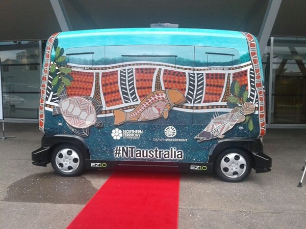 EZ10 Self-Driving Shuttle Starts Operation at Darwin Waterfront