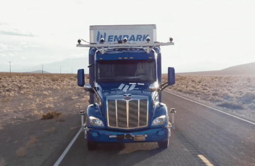 Embark Unveils Self-Driving Truck