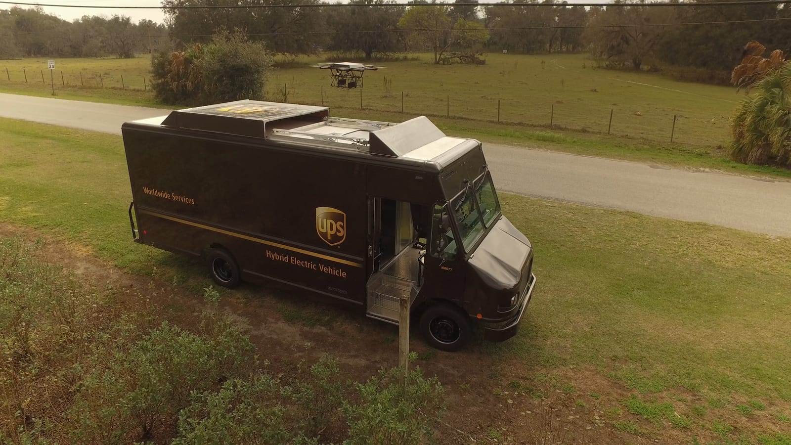 UPS Tests Delivery Drone Launched From Van