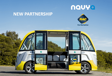 RAC-Navya Partnership Takes Driverless Vehicles to Oz, NZ & Southeast Asia