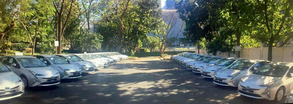 Philippine Government Agencies Leads the Charge in Green Vehicles Toyota Prius Hybrid from Japan NPGA