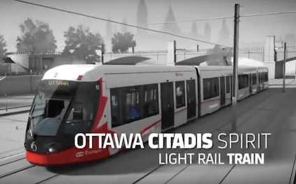 Ottawa gets Additional Funding for Light Rail Transit Extension