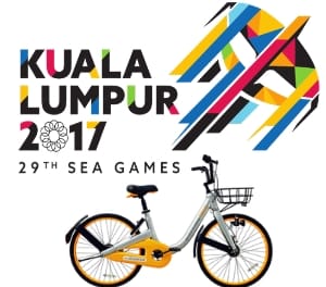 oBike is the Official Sustainable Urban Mobility Partner for KL SEA Games 2017