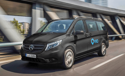 Mercedes-Benz Vans Partners Via to Offer Ride-Sharing Shuttle Services in Europe