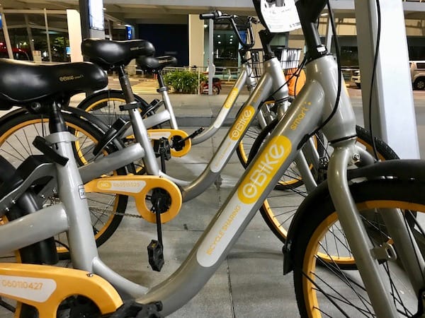 Southeast Asia Bike-sharing oBike Helps out Penang Flood Victims