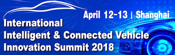 Intelligent Connected Vehicle Summit 2018 China urban mobility