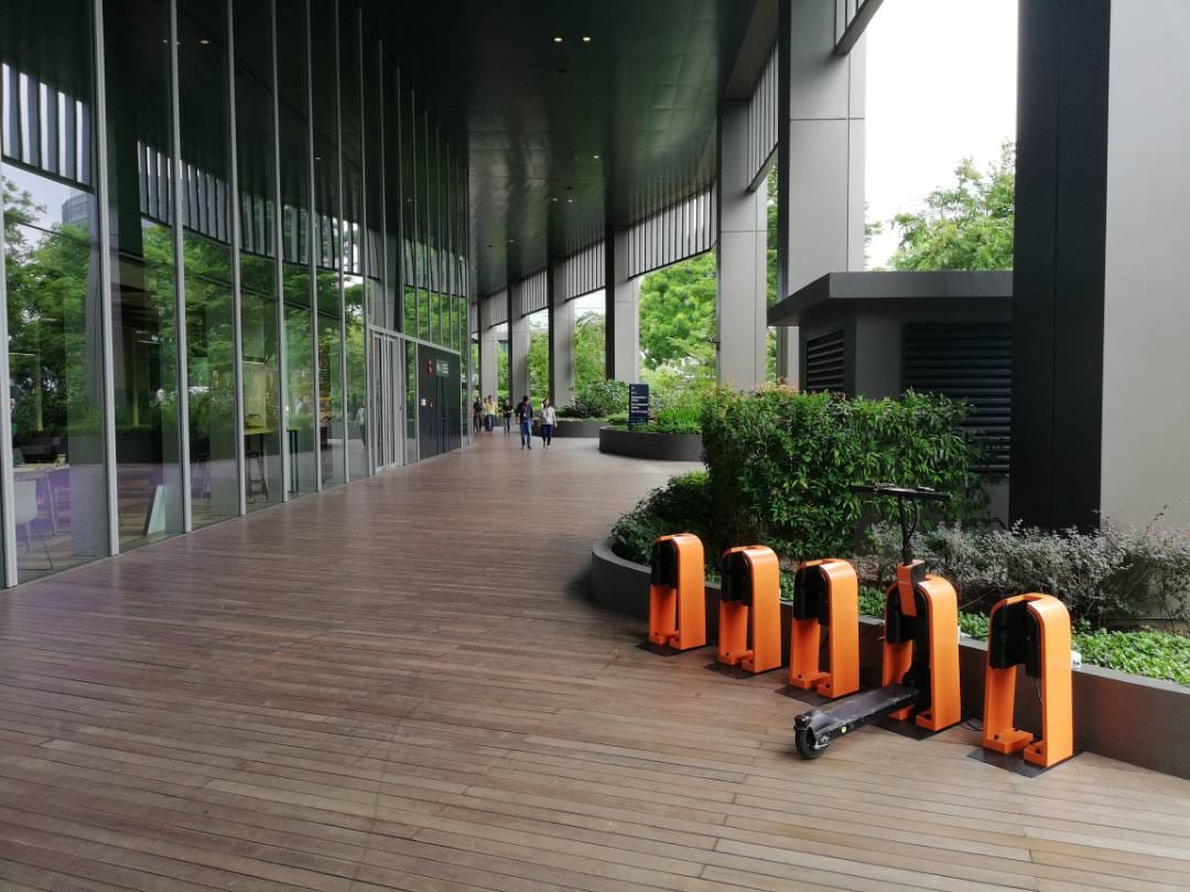 Singapore-based Electric Scooter sharing Startup Neuron Wows CES at Science Park first last mile connectivity EV rental