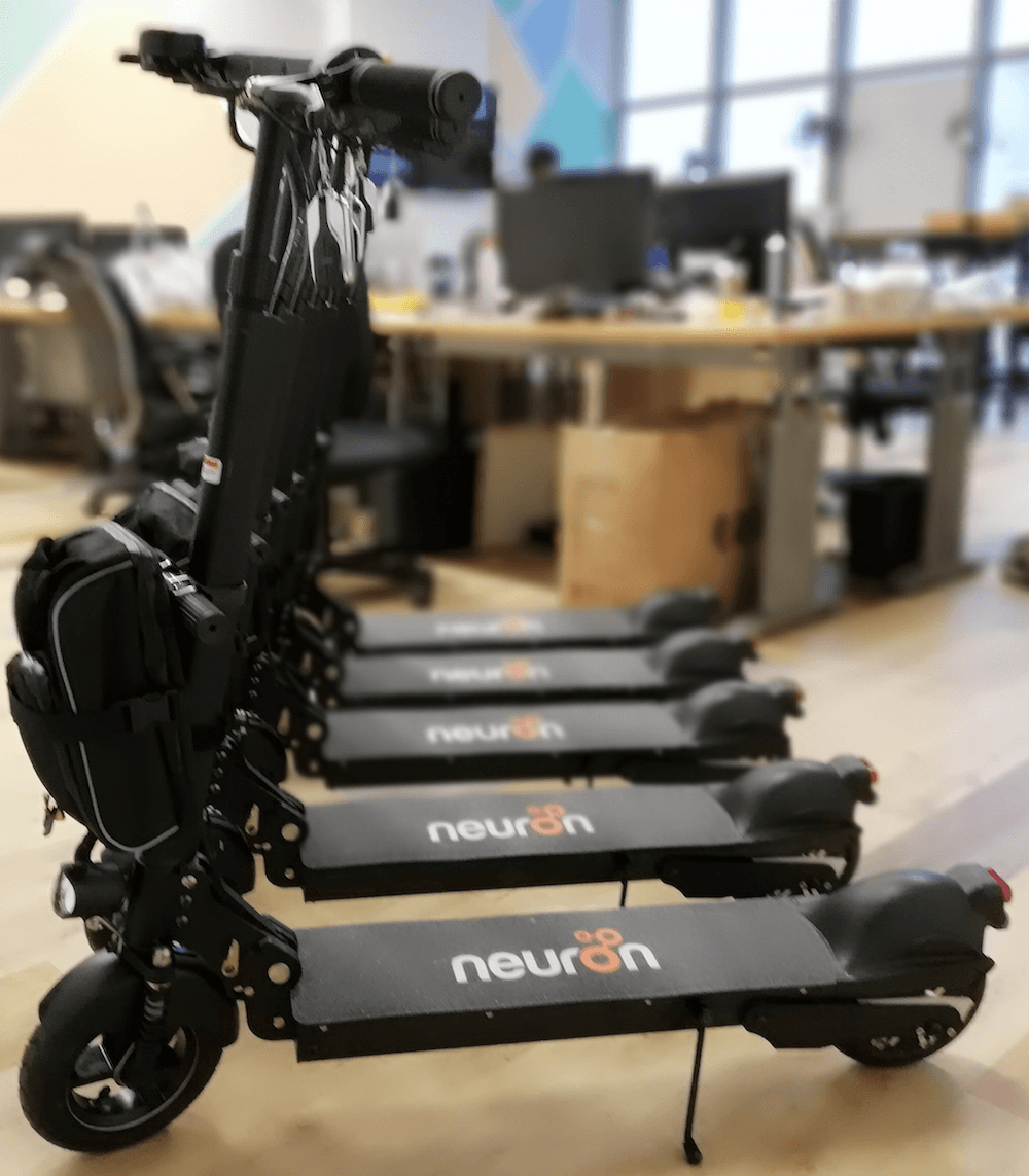 Singapore-based Electric Scooter Startup Neuron Wows CES EV first last mile connectivity pay as you use