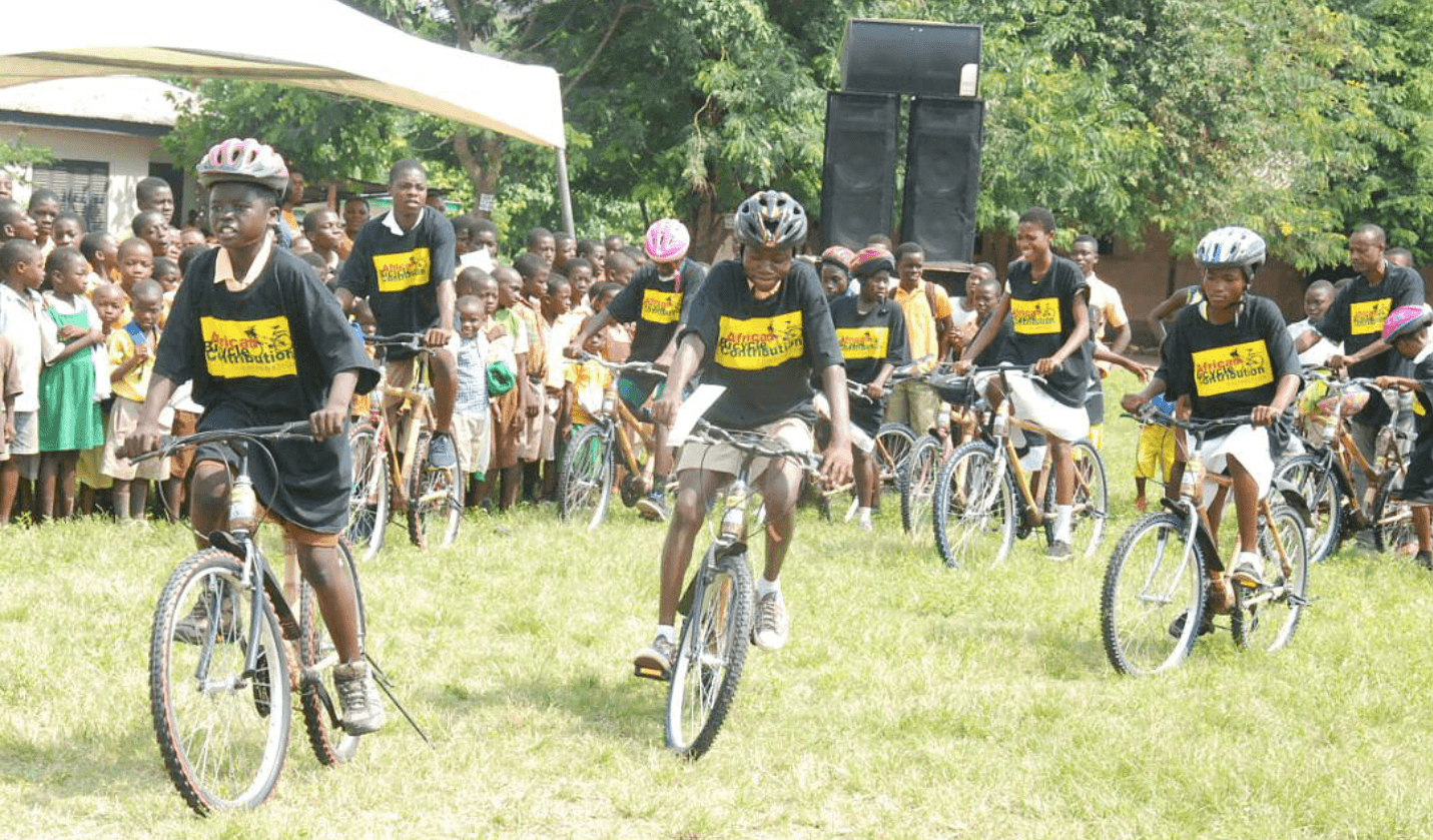 African Bicycle Contribution Foundation To Distribute an Additional 50 Free Bamboo Bikes race eco bicycles NMT non motorised sustainable mobility