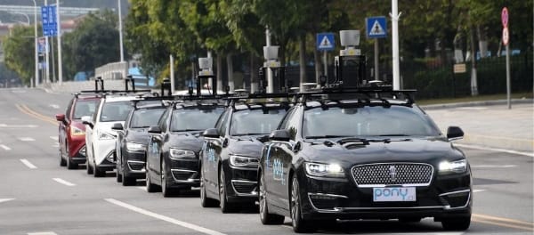 Pony.ai Launches Autonomous Vehicle Ride Sharing Fleet in China
