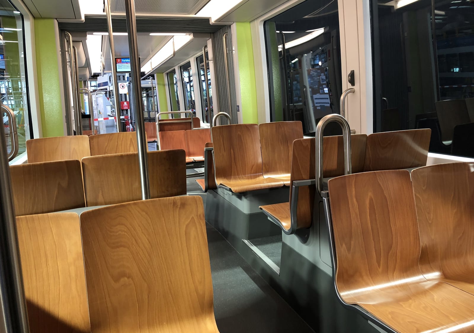 Bombardier Unveils New FLEXITY Zurich electric Tram Design interior urban mobility